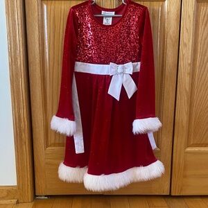 Red and White Kids Costume Dress